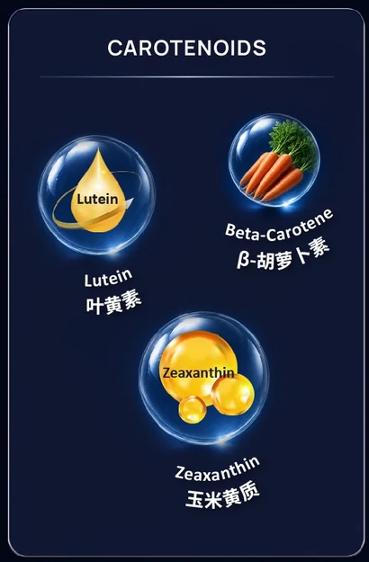 Carotenoids - Lutein, Zeaxanthin, Beta-Carotene